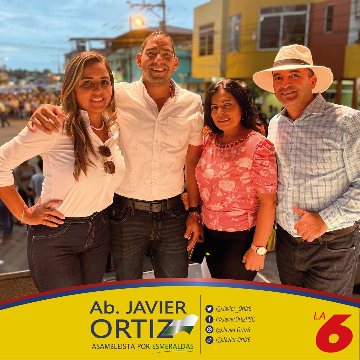 javier_ortiz_ec's tweet photo. Que viva la Unión de #Quinindé, en sus 30 años de parroquialización.
Gracias presidente @superquezada y sus vocales por la invitación. 
¡QUE VIVA LA UNIÓN!.

@AsambleaEcuador 
@BancadaPSC https://t.co/3ffqgW5EqV