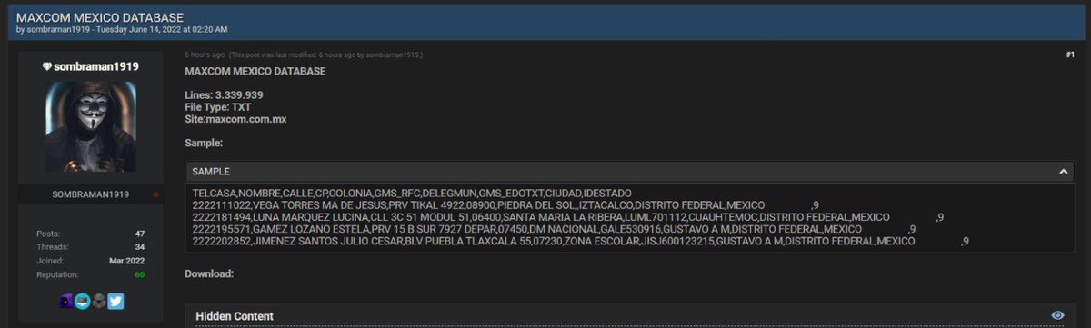 Dark Web Intelligence tweet media