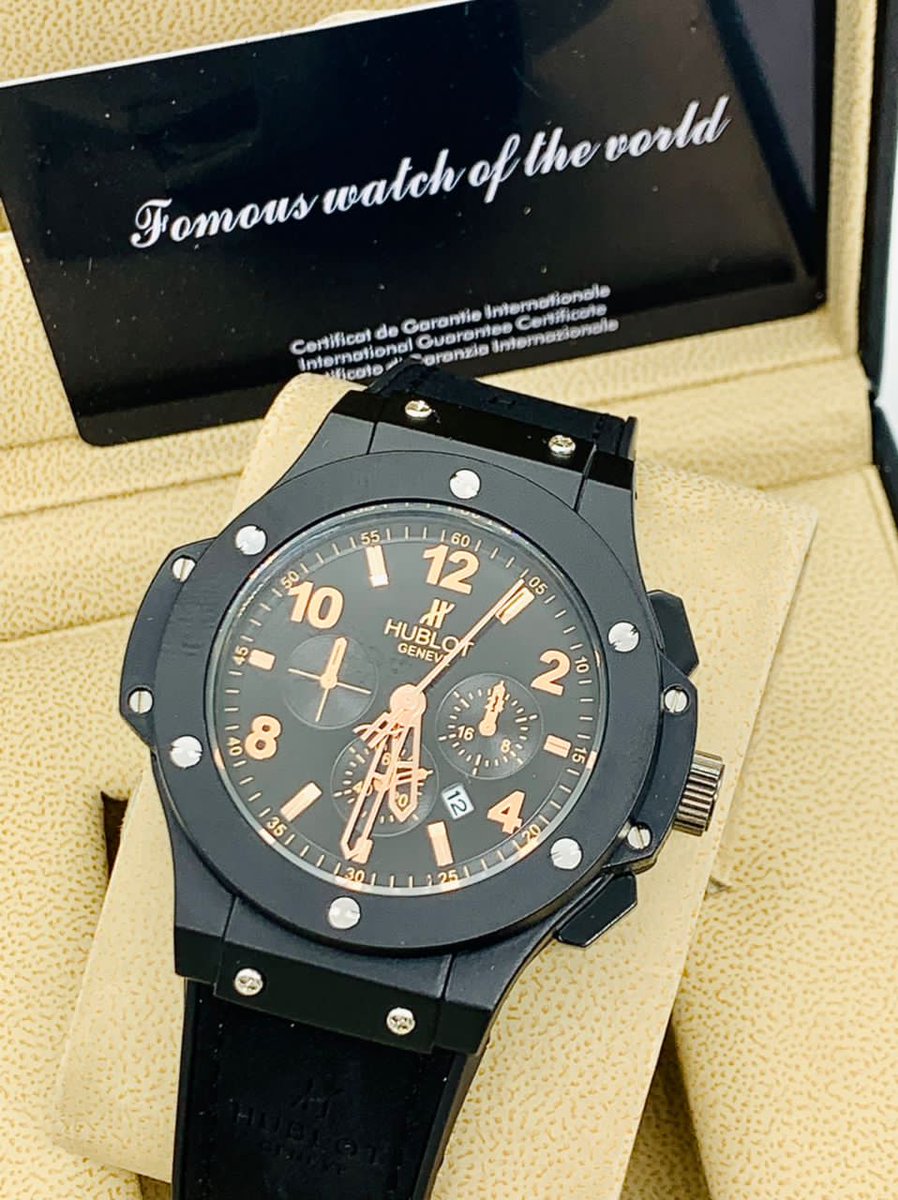 Yusrah_collect's tweet photo. Hublot Designer wristwatches available and Affordable. 
Location:Kaduna
📞: 08069673730
Nation wide delivery 
#Kadunawristwatches
#wristwatcheshop 
#wristwatchestores
#Wristwatchesforsale
#Accessoriesforsale
#Wike
#ASUU
#Kano
#Mbaka https://t.co/xoMTrMbel9