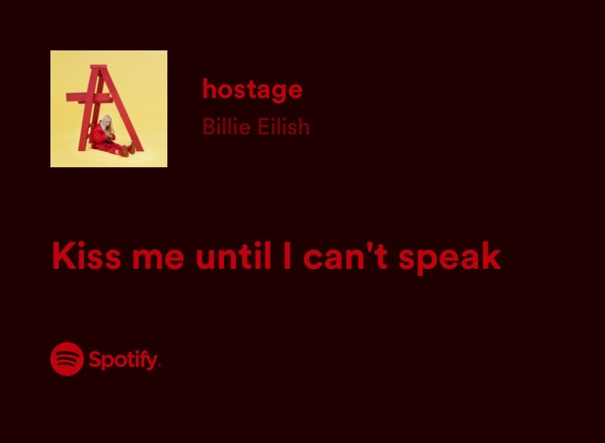 hostage | Billie Eilish