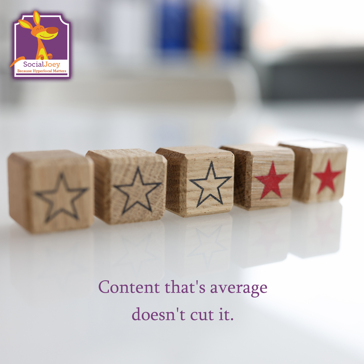 SocialJoey's tweet photo. #Marketingcontent is abundant, so quality is key. https://t.co/rQcbrrnicO