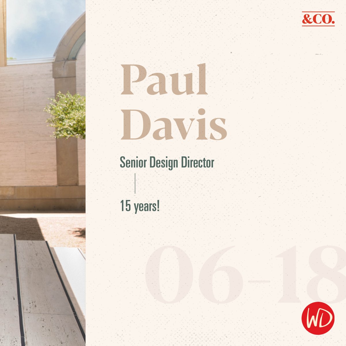 WDAdvertising's tweet image. More than a baker’s dozen; it’s been a decade and a half. Paul Davis has kept the Warren Douglas team laughing for 15 years now. His creative abilities have touched almost every client, and his good nature has impacted everyone with whom he works. Happy Workaversary, Paul!