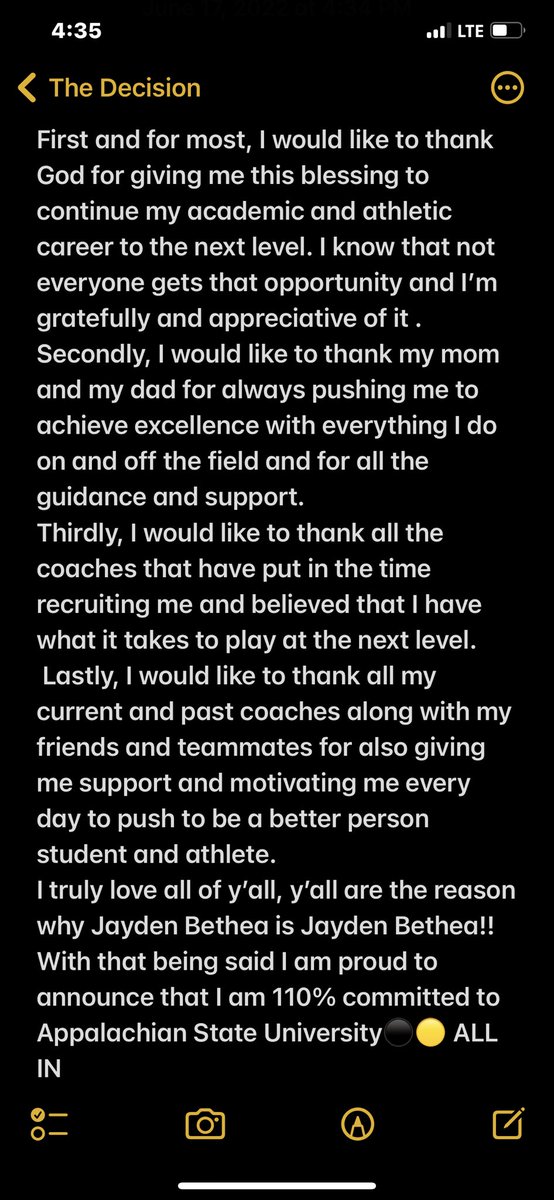 Jay2Bethea (@jaydenbethea1) on Twitter photo I’m proud to announce that I am committed to Appalachian State University <a href="/coach_sclark/">Shawn Clark</a> <a href="/DaleJones54/">Dale Jones</a> <a href="/Coach_Hicks51/">Coach Phillip Hicks</a> <a href="/AppState_FB/">App State Football</a> #GoApp #AppFamily ⚫️🟡 I’m proud to announce that I am committed to Appalachian State University <a href="/coach_sclark/">Shawn Clark</a> <a href="/DaleJones54/">Dale Jones</a> <a href="/Coach_Hicks51/">Coach Phillip Hicks</a> <a href="/AppState_FB/">App State Football</a> #GoApp #AppFamily ⚫️🟡