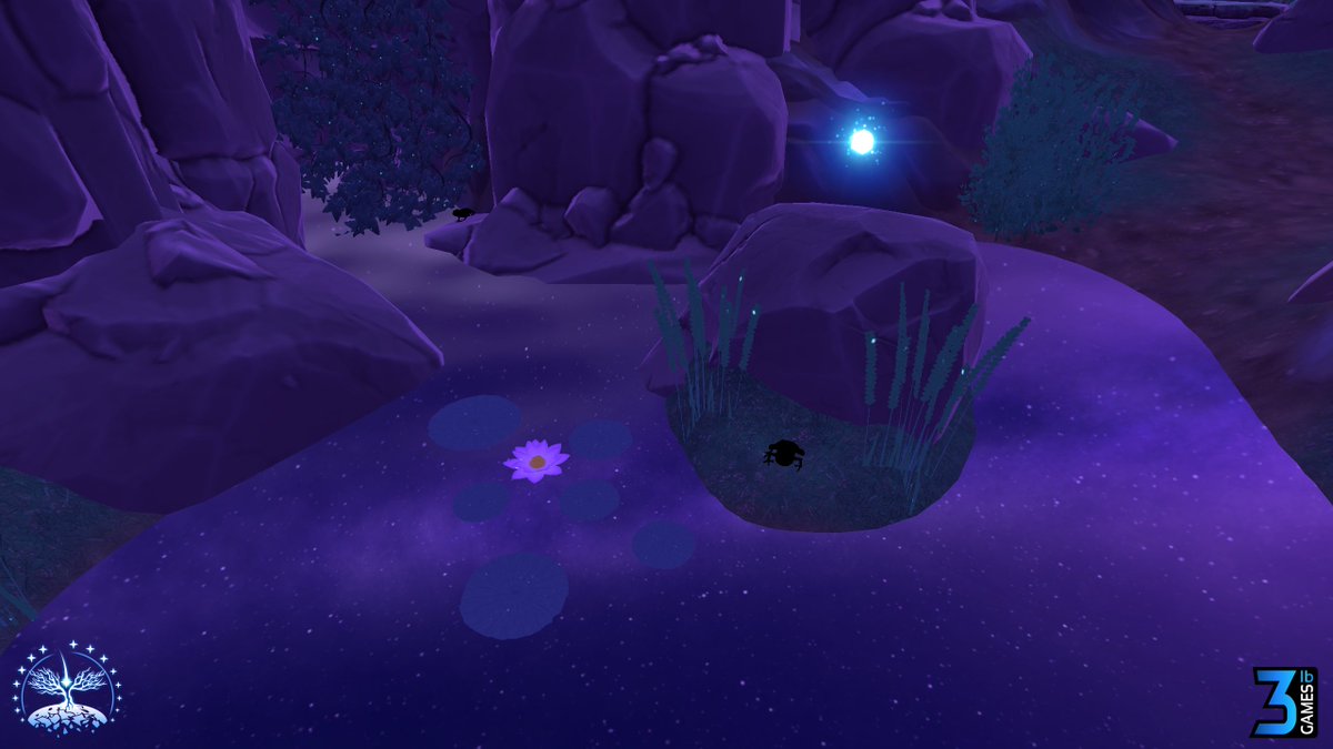 Vault_Of_Stars's tweet photo. As lily pads float on star-speckled waters, close your eyes and breath in the cool air. It’s time to take a pause in your adventure through the Vault of Stars. 🌌✨

#screenshotsaturday #gamedev #VR #indiegame https://t.co/GQlvBhqHoF