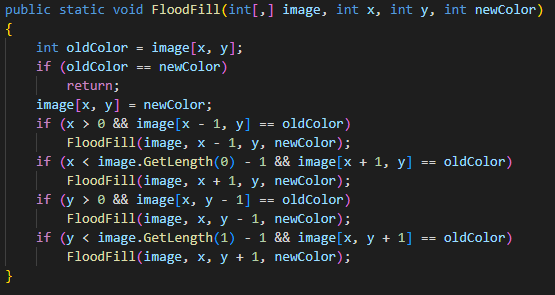 depuschm's tweet photo. These FloodFill implementations were generated by a copilot called AskJarvis by @assistivai. The AI was told to translate the C# code to JavaScript as well.
I am impressed at how much copilots are capable of doing and I am excited about their future!

#AI #Copilot #AskJarvis https://t.co/BIfrHJM3E8