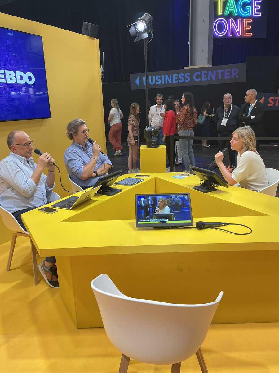 <a href="/sofbrettewepost/">Sophie brette</a> la co-fondatrice de Wepost! était hier sur le plateau de #TechHebdo avec <a href="/Fsorel/">François Sorel</a> et <a href="/JeromeColombain/">Jerome Colombain | Monde Numérique</a>, des journalistes au top, pour parler du concept de WePost! 📦🚅

Merci à eux pour ce moment d’échange 🫱🏼‍🫲🏽

#greentech #ecologie #VivaTech #startup