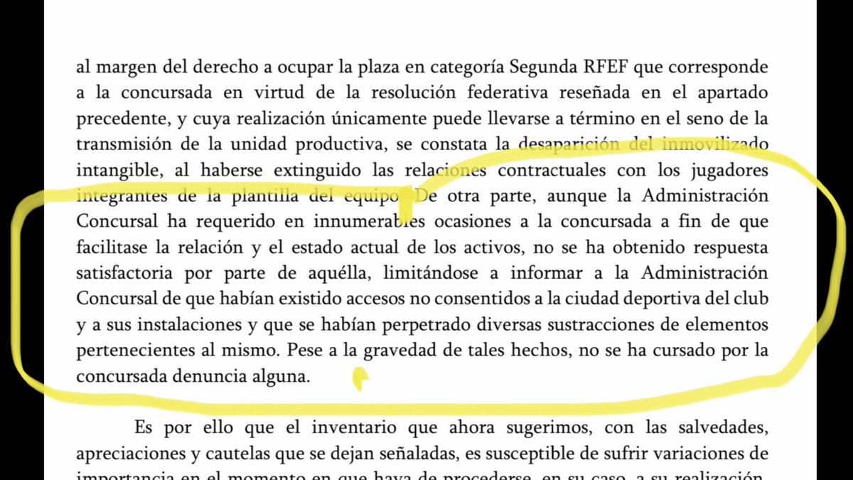 radiogolex's tweet photo. 🚨 INFORME 𝘾𝙖𝙨𝙤 𝙀𝙭𝙩𝙧𝙚𝙢𝙖𝙙𝙪𝙧𝙖 𝙐𝘿

El informe del Administrador Concursal señala que ha habido “sustracciones” de elementos en accesos “no consentidos” a las instalaciones de la Ciudad Deportiva y que el Extremadura UD no los denunció “pese a la gravedad de hechos” https://t.co/eFjPeYcjOf