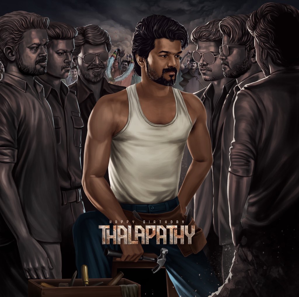 Ranjith_xmokie's tweet photo. Advance Bday Wishes my dear #Thalapathy @actorvijay 😍😍

#Thalapathy48BirthdayCDP #Thalapathy66 https://t.co/CsxDRAv66r