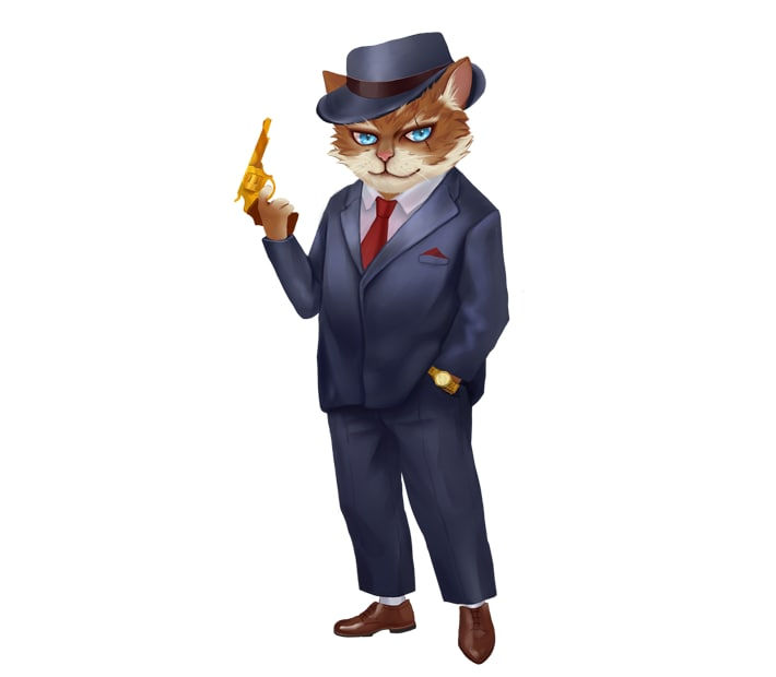 Mafia Cat tweet media