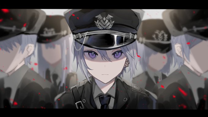 「カメラ目線 軍帽」のTwitter画像/イラスト(人気順)