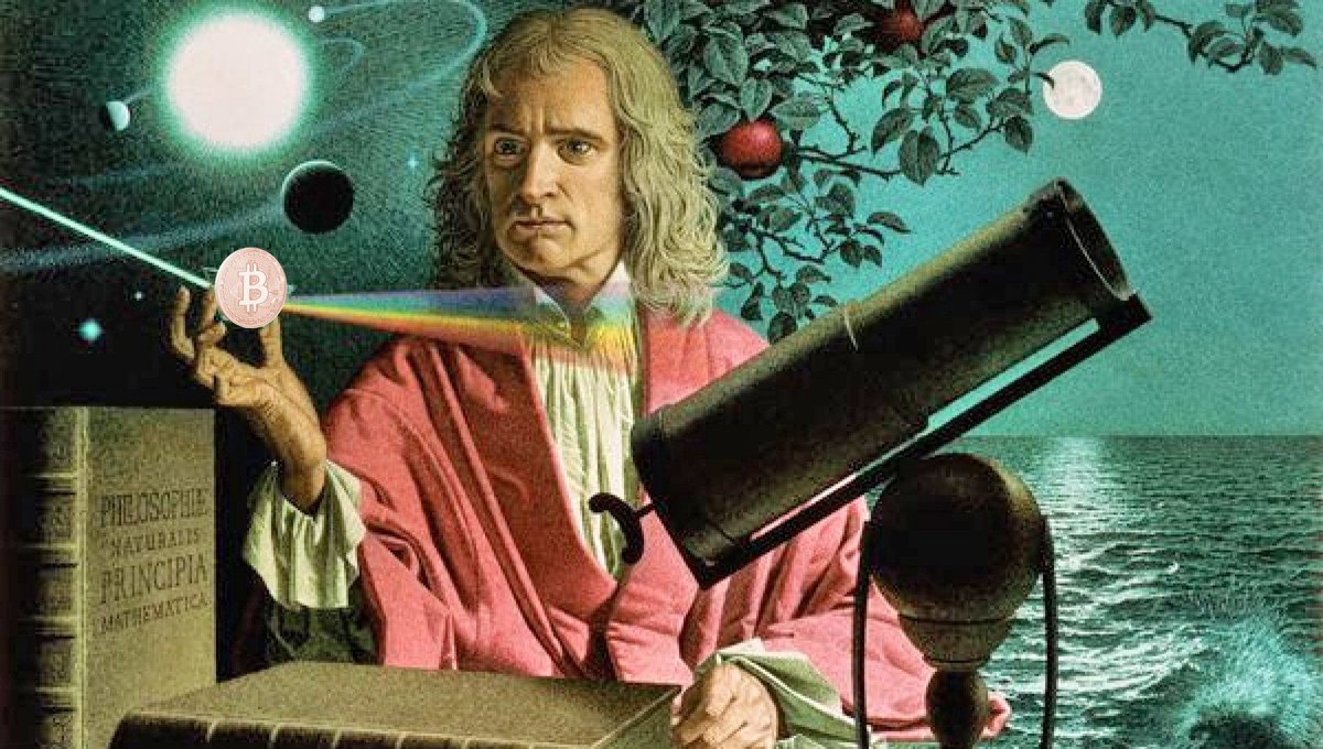 cheveredj's tweet photo. (Isaac Newton 1720 when he lost his savings on the stock exchange) 

"I can calculate the movements of the stars, but not the folly of men" #Bitcoin #cryptocurrency #Bullish #Bearish https://t.co/yeJlGL0RhD