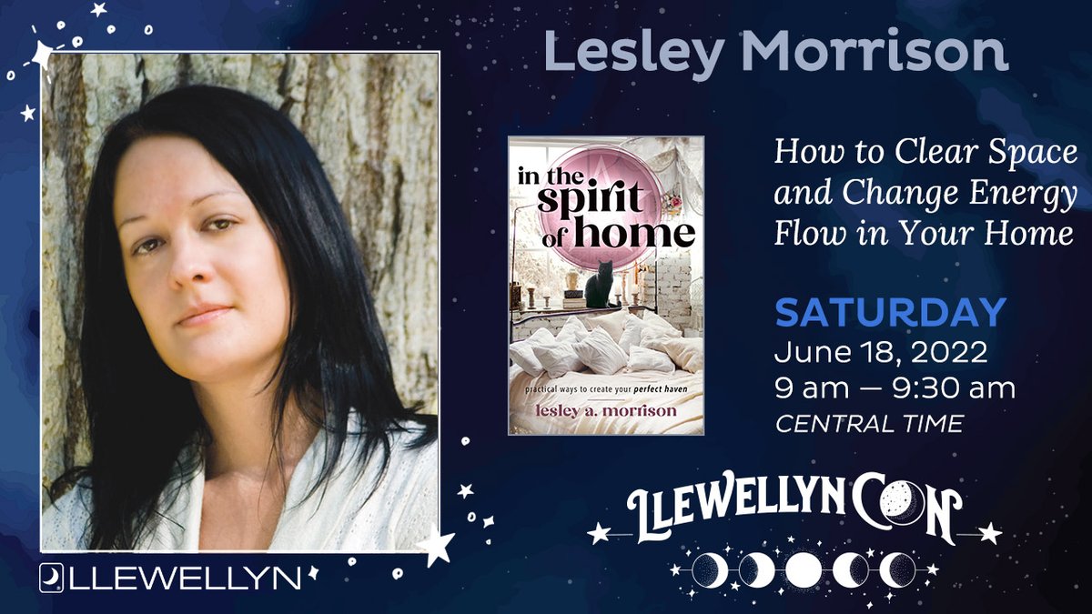 LlewellynBooks's tweet photo. Join us in 30 minutes for our next #LlewellynCon2022 presentation! Lesley Morrison will be discussing How to Clear Space and Change Energy Flow in Your Home .
https://t.co/UWMZ5ofNMl
#llewellynbooks #fengshui #clearingclutter #clearingspace https://t.co/JYjSvJNjjn