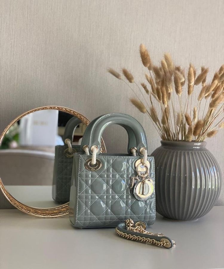 SelectOutfit's tweet image. baby blue dior bag