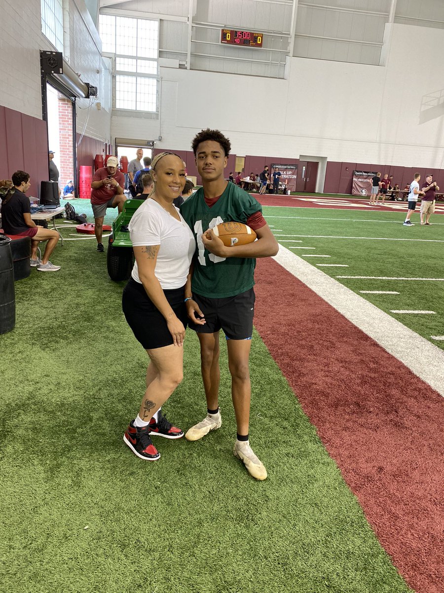 FSU QB Camp <a href="/JyronHughley/">Jyron Hughley</a>