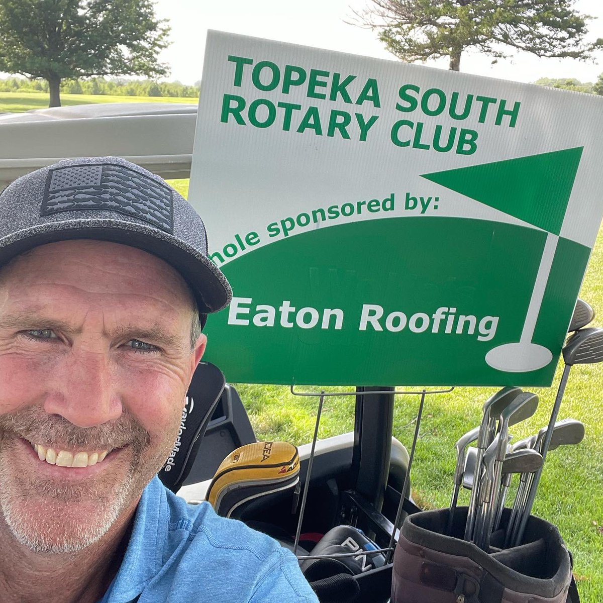 What an un-fore-gettable day! ⛳️🏌🏼‍♂️We braved the heat in support of the Topeka South Rotary Charity Golf Tournament! 

#committedtocommunity #rotaryinternational