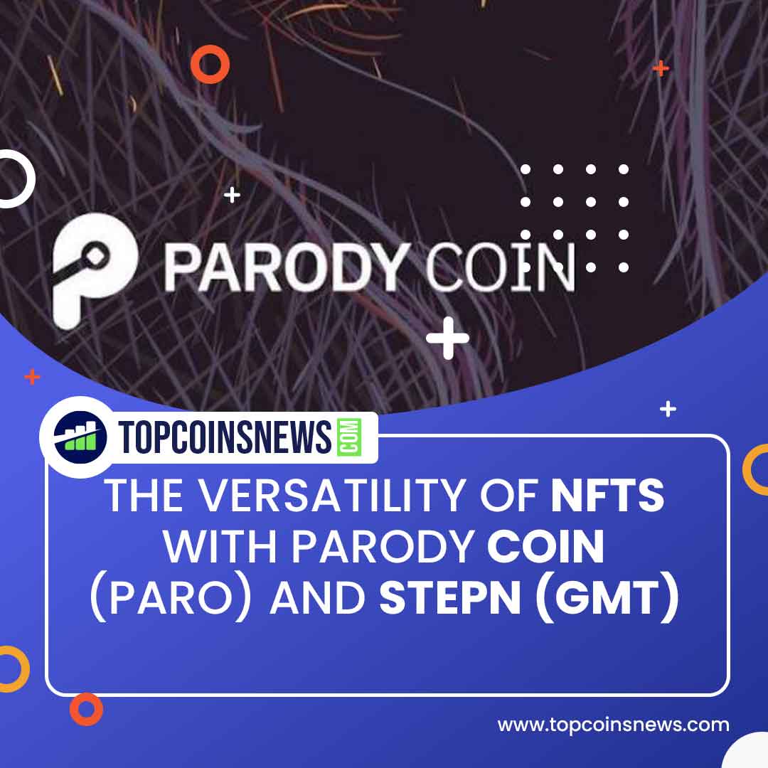 TopCoinNews1's tweet photo. The Versatility Of NFTs With Parody Coin (PARO) And STEPN (GMT)๐๐ฅ๐บ
https://t.co/VmP5IUGtMl
https://t.co/PUmNWNaTs8
#cryptonews #cryptonewstoday #parody #parodycoin
#NFT https://t.co/4cNadVde75