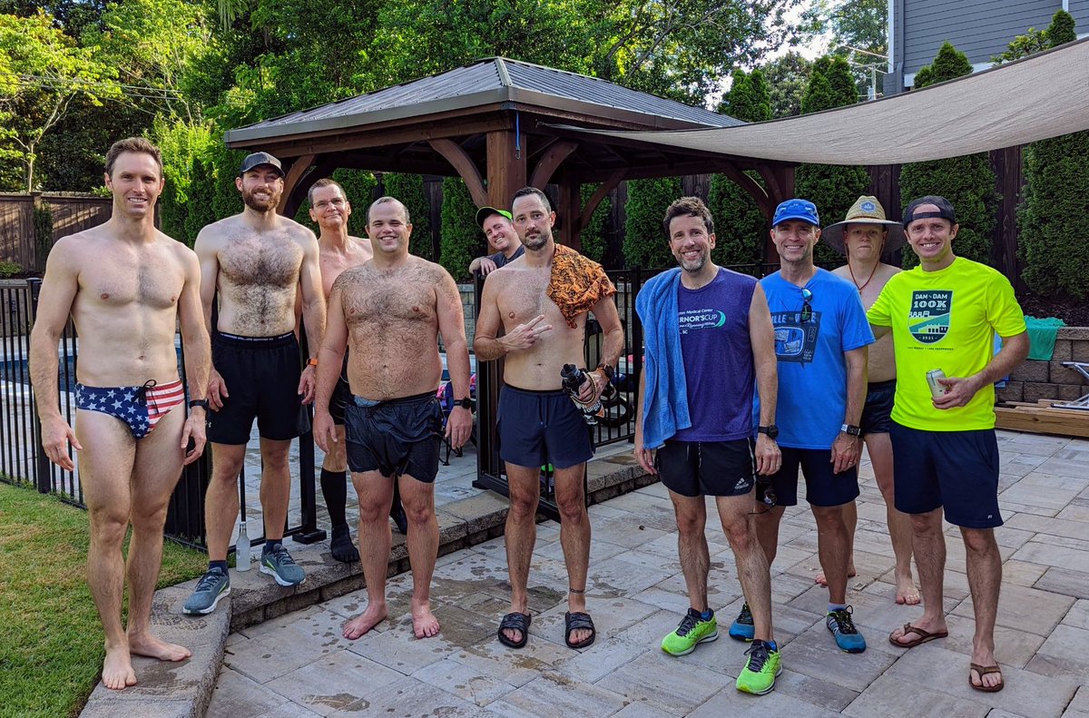 Led by <a href="/jamminjmoo/">Johnnie Moo</a> - 11 Pax climbed THE WALL this morning and were rewarded with a feast for the eyes, a cool pool, and Bloody. <a href="/F3Columbia/">F3 Columbia</a> #f3counts #bananahammock