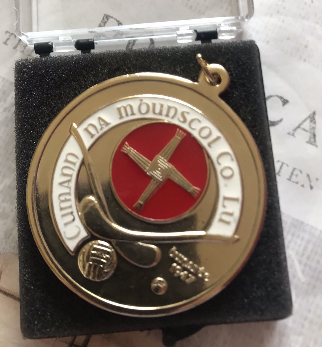 🥇🥇🏆🛡🔴⚪️🔴⚪️
Well done to St Nicholas’ own Mollie Downey. 
A double winner this weekend with SMPPS girls' team. 
Winners yesterday in Meath, to claim the Jimmy Curran Cup. 
They added to that this morning by winning the McKenzie shield in Louth. 
<a href="/LouthLGFA/">Louth LGFA</a> @StMarysPPS