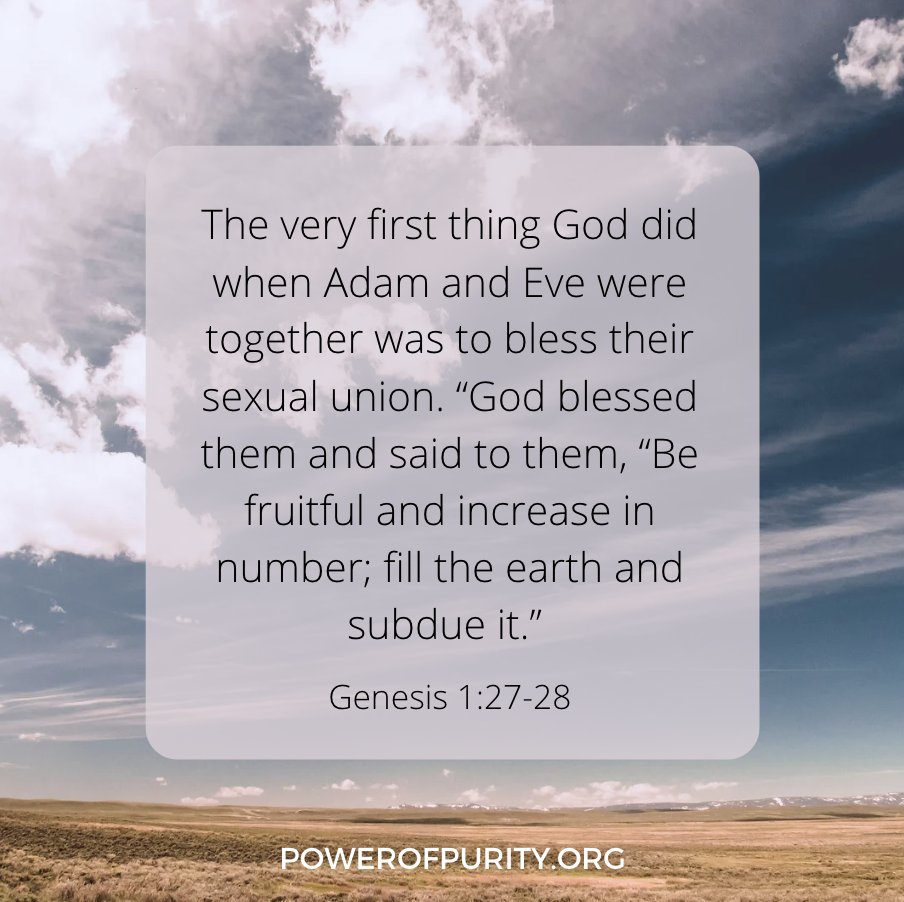 PowerofPuritySL's tweet photo. God invented sex. It was his idea. God has a will, plan, design, and purpose for human sexuality. When we do sex our own way it leads to trouble. When we do sex God’s way it leads to blessing. #powerofpurity #marriage #MarriageMondays https://t.co/l1zrguIXhg