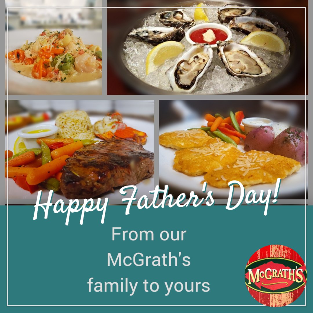 mcgrathsfh's tweet photo. Treat dad to his favorite seafood dish at McGrath's Fish House! #fathersday #seafood #celebrate #mcgrathsfishhouse https://t.co/Si4m2BhUAT