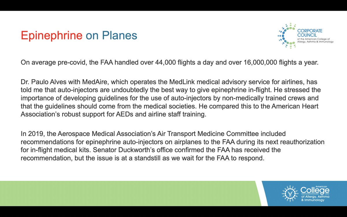 The <a href="/FAANews/">The FAA ✈️</a> has NOT issued a circular on EMK contents since 2006- If UR a #physician you should know that many lifesaving meds/equipment may not be there when you answer call is there a #doctor onboard
#medtwitter #nursetwitter #airlines READ &amp; weep 👇allergicliving.com/2022/06/15/md-…