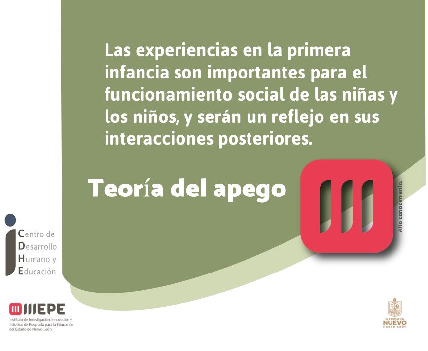 iiiepe's tweet photo. El CDHE nos recuerda aspectos importantes de la teoría del apego. #iiiepe #NNA #CDHE https://t.co/7kXScAqkm4