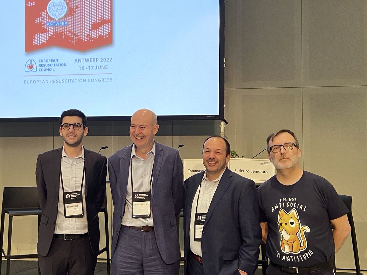 tscquizzato's tweet photo. Together with 3 stars in the world of resuscitation

@JerryPNolan @BenjaminAbella @ffsemeraro 

#RESUS22 https://t.co/AtP6yeIExf