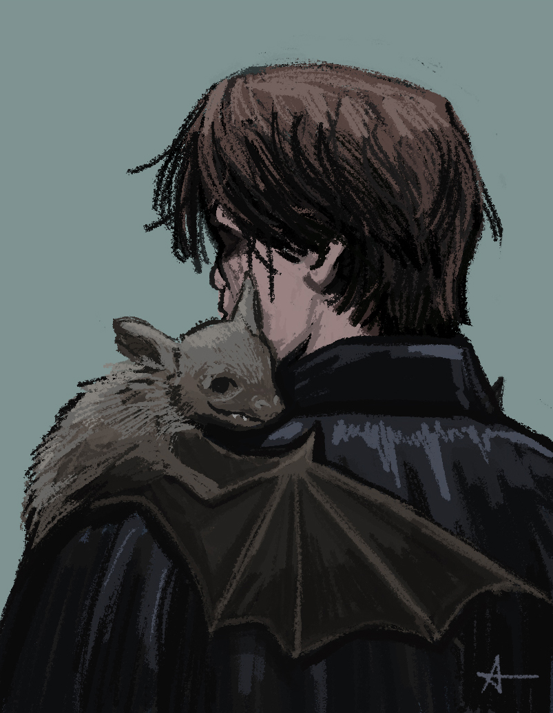 robert pattinson's batman holds bats like this