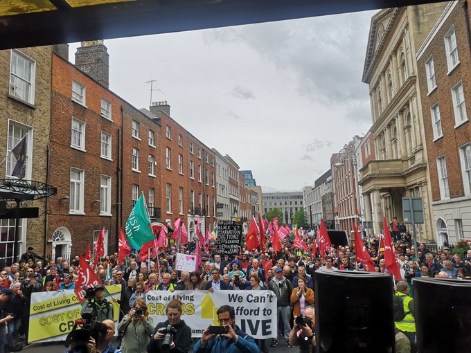 Cost-of-living protests underway across Ireland · TheJournal.ie