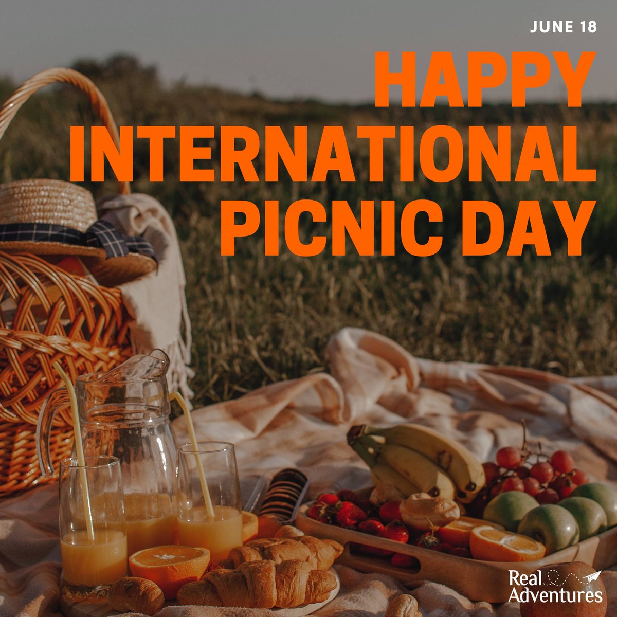 RealAdventures's tweet image. Don’t forget to celebrate the international picnic day today!
Prepare for the picnic day:
realadventures.com/t142_campgroun…

#picnic #nature #love #summer #food #travel #picnicday #family #friends #internationalpicnicday #picnicfood #party #foodie #foodporn #familytime #camping #picnics