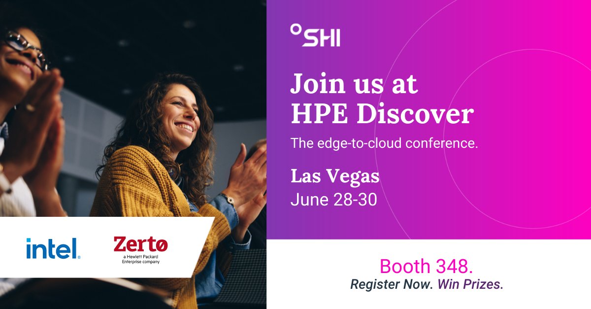 DocKatniss's tweet image. SHI_Intl: Not sure where to find us at #HPEDiscover? We will be at Booth 348. Make sure to visit us and join our Amazon e-gift card raffle. Winners will be chosen at random from the list of badge scans. Register here: shi.com/about/events/h…

#Partnerin…