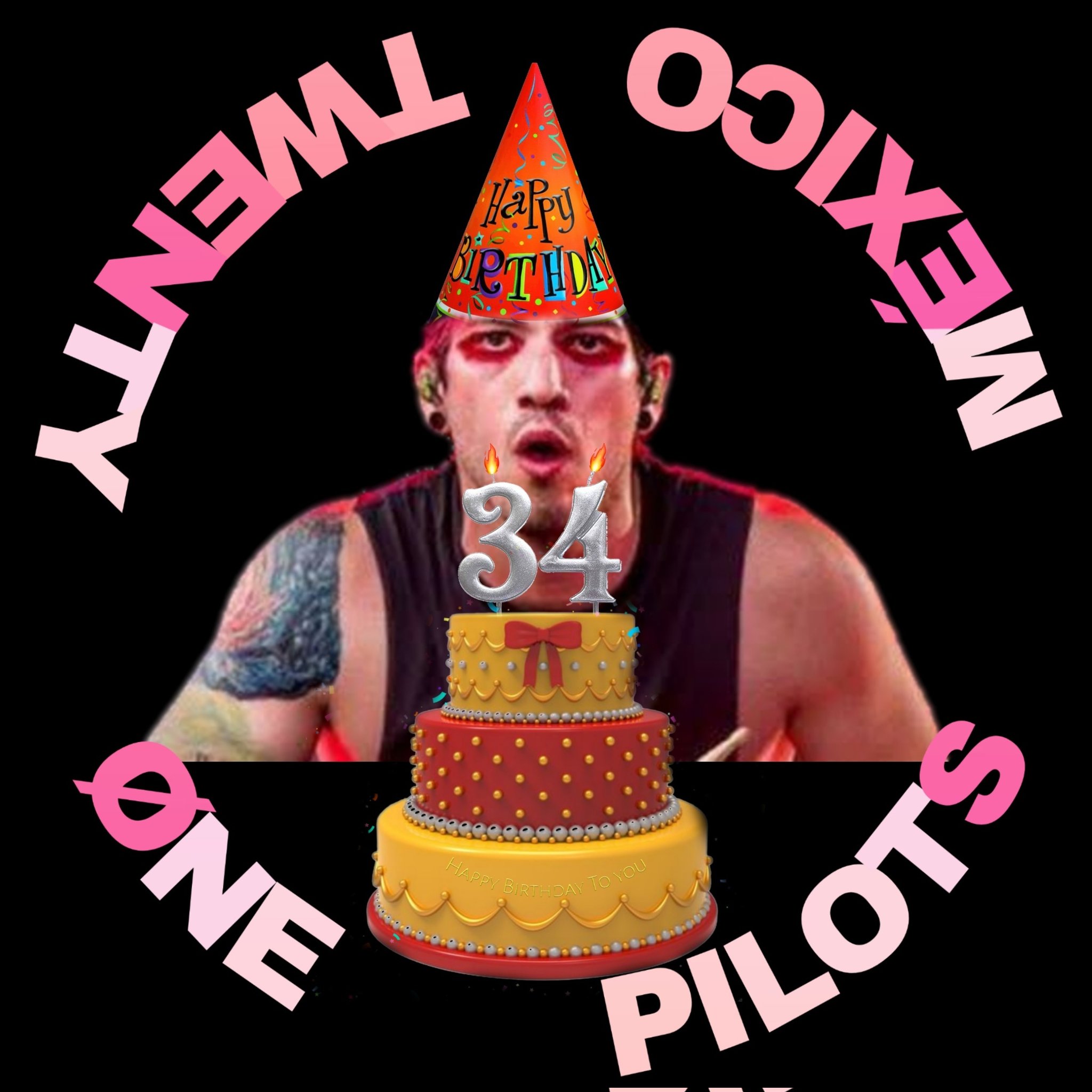 Happy Birthday Josh Dun I hope you have a great time, you are the best drummer     
