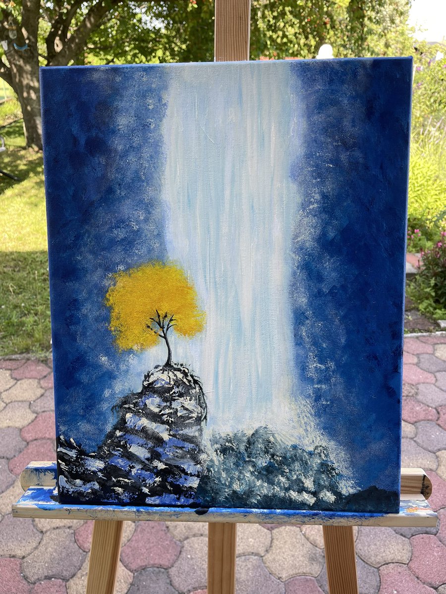 Das Bild “Night Tree“, 40x50 cm Acryl ist für alle geeignet, die die Nacht mögen! 
Die Hälfte der Einnahme geht an die SK Pama Kids! 
Also Nachteulen, meldet euch! 
Kosten: 60 Euro 
Kontakt: georgina.ebeyan@gmx.at #malen #kunst #bild #bilder #acryl #acrylic #malerei #spenden