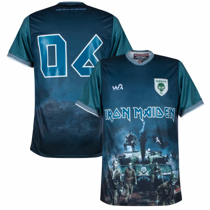 FootballShopLB's tweet photo. Iron Maiden Limited Edition Jerseys from Football Shop - https://t.co/G3BIUkR90o https://t.co/diIUuOB90i