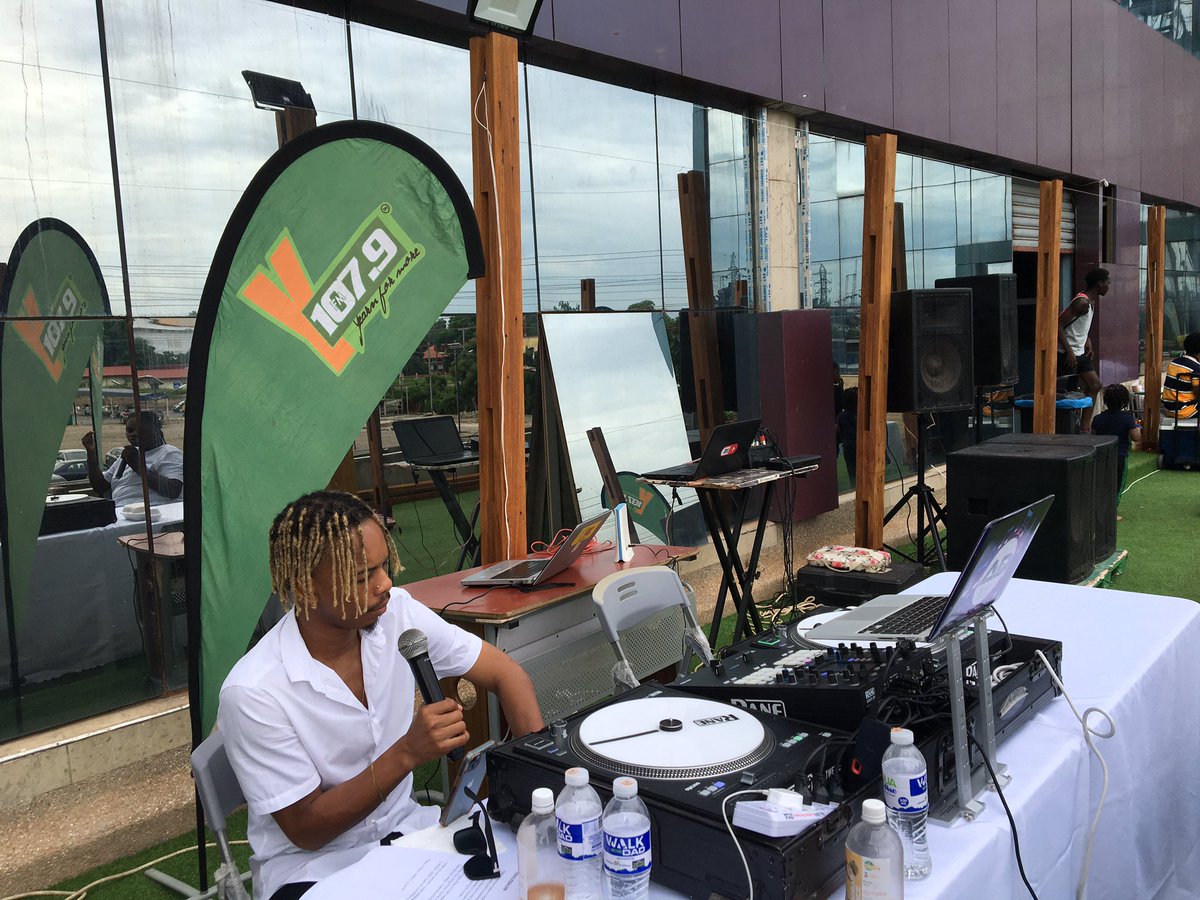 Y1079FM's tweet photo. Jafaru Awudu Mustapha (Communication Leader, Decathlon Ghana), Sebastian (Matrix Gym Administrator) and Hilaria Wuaku (Myhealthcop) had a conversation with @JonnyStone_ &amp; @addjmusic a while ago  #YCE #MatrixGymFamilyWalkWithDad Cc   @legonCityMall @myhealthcopgh https://t.co/4MHGBdaS81