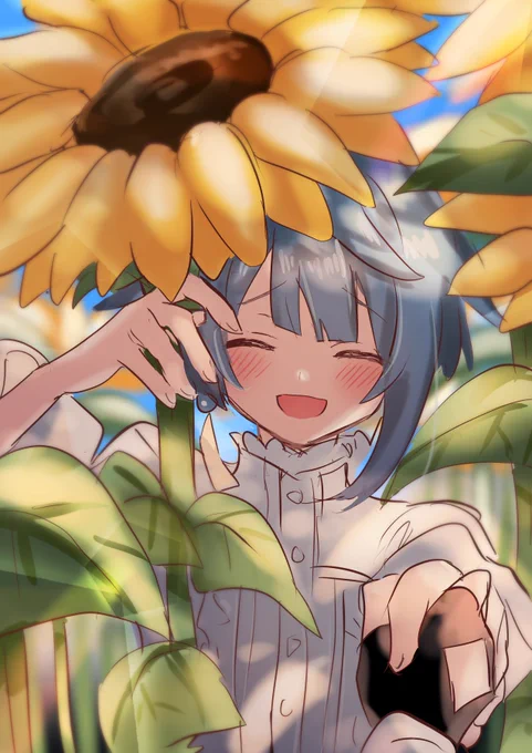はぐれないように捕まえて〜なんてね🌻 #重行ワンドロワンライ 