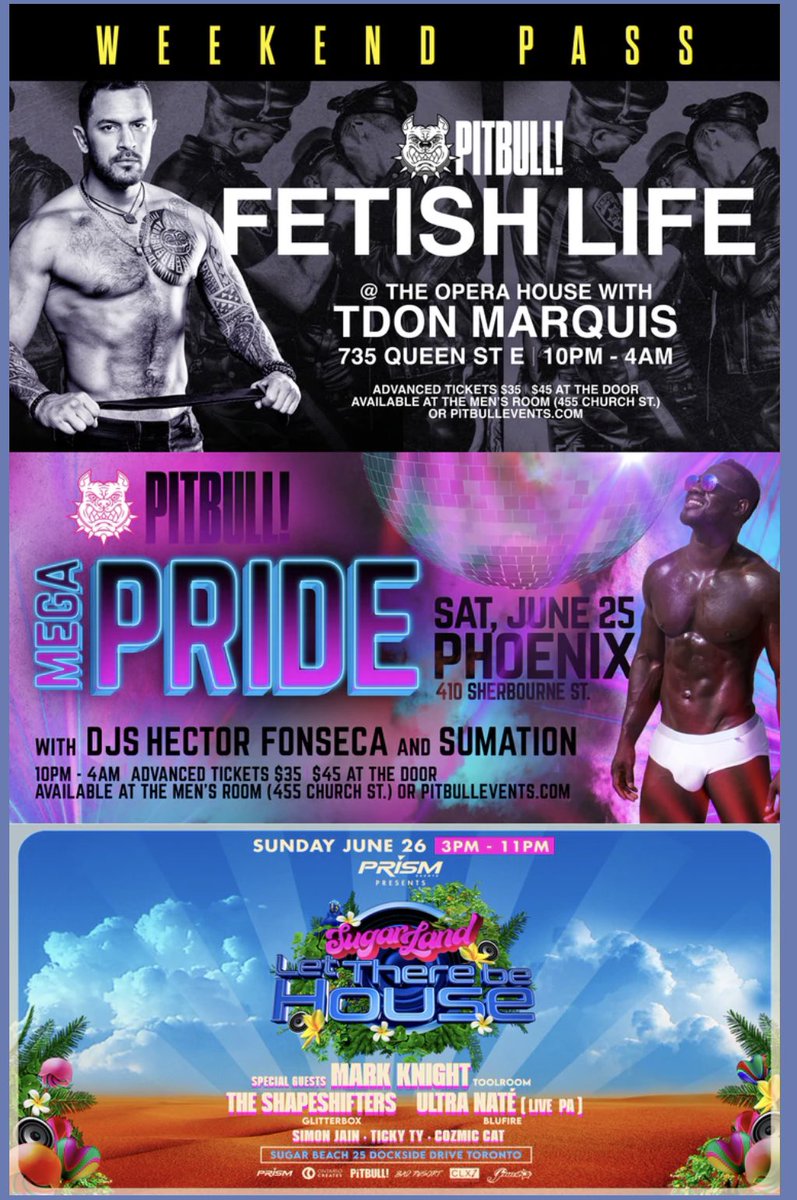 Get your weekend pass, limited quantities available! #gaytoronto #gaysofinstagram #gayculture #gaynightclub #loveislove #gayjock #gaybear #gayfit #torontogays #gaytoronto #gaymagazine #londongayscene #bhfyp #instagays #dragrace #gaylifestyle #gaydisco #gaynewyork #gaymale