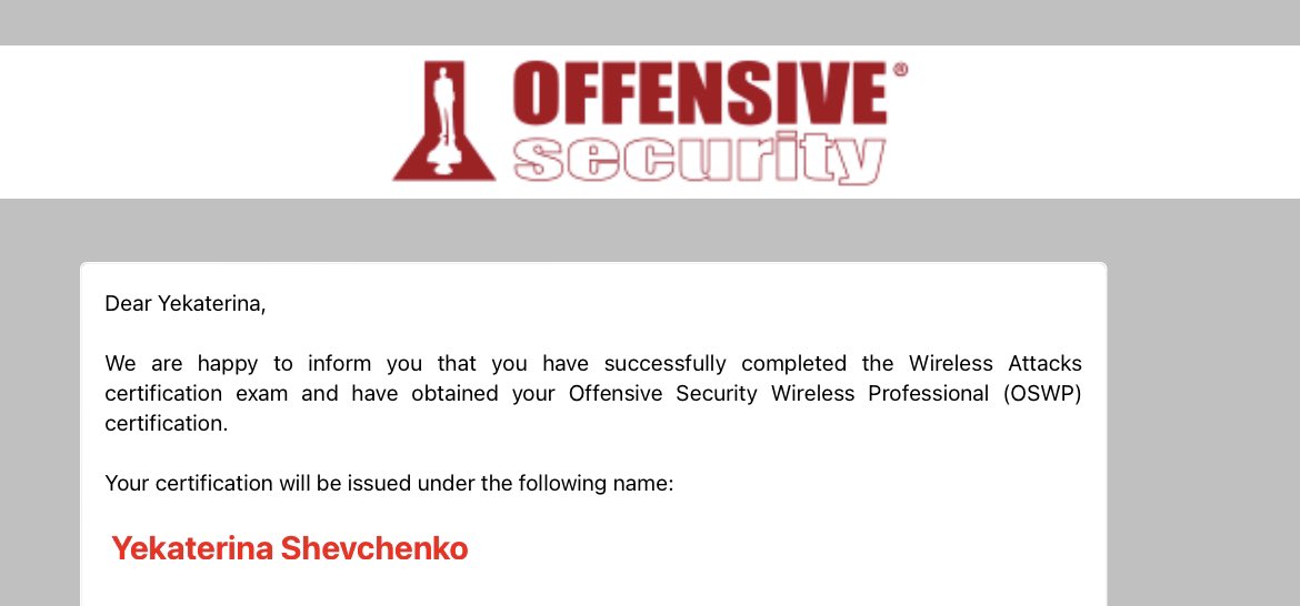 m0rn1ngstr's tweet image. #OSWP from @offsectraining - ✅ 
Next is #OSEP