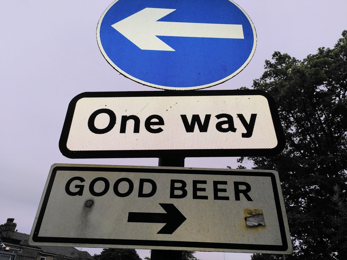 Not sure which direction the 'one way' refers to...