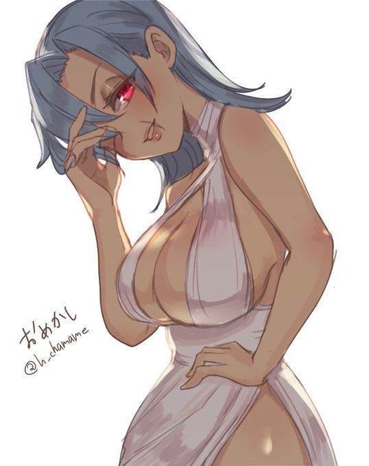 おめかし
#スカルガ版深夜の真剣お絵描き60分一本勝負
#Skullgirls1HourDrawing 