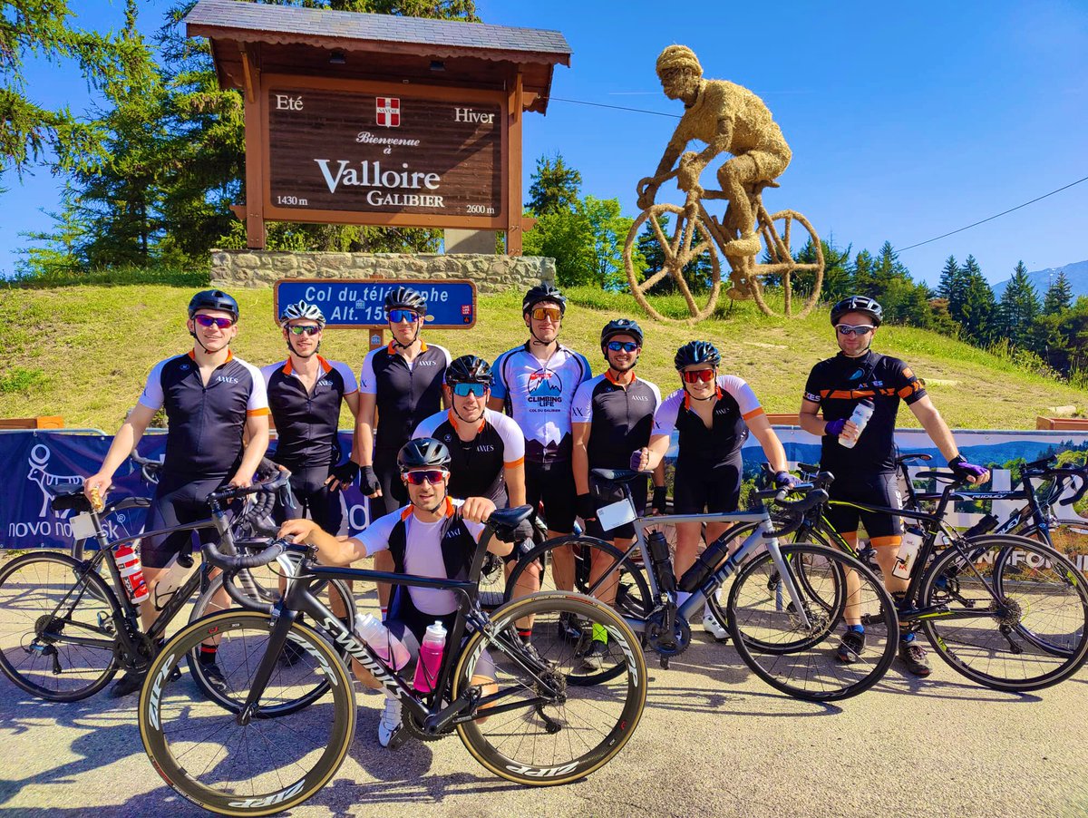 Axxes_IT's tweet photo. Achter elke hoek schuilt een kramp, maar toch overwonnen we de Col du Télégraphe en de Galibier. #climbingforlife https://t.co/vt5Qrx88A7
