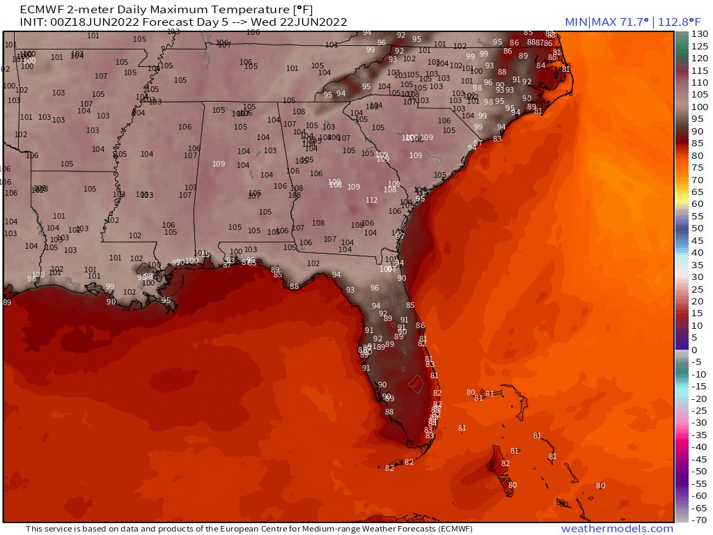 Mike's Weather Page on Twitter "Actual temps for next Wednesday