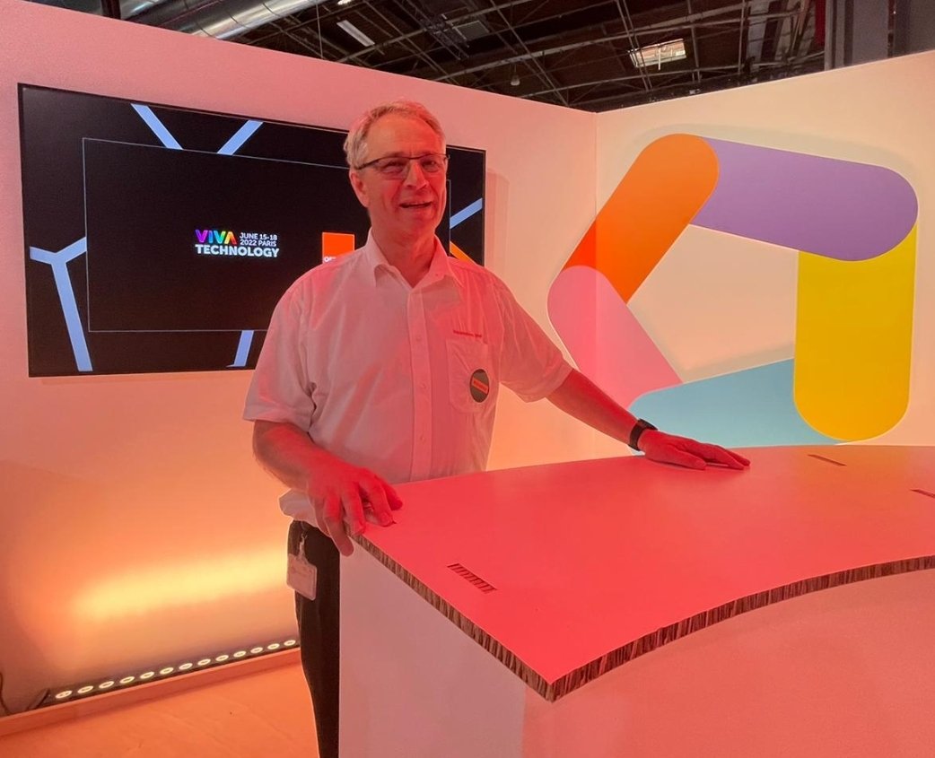 Laurent Dreyfus Grand Talent d'Orange Garden <a href="/Orange_Future/">Hello Future</a>
Sur le stand <a href="/orange/">Orange</a> #VivaTech
<a href="/sylvie_moulie/">Sylvie Moulié</a> <a href="/FrankLat66/">Latruffe Frank</a>
<a href="/ludivinedealba/">Ludivine de Alba</a> <a href="/serge_haudebert/">Haudebert Serge</a>