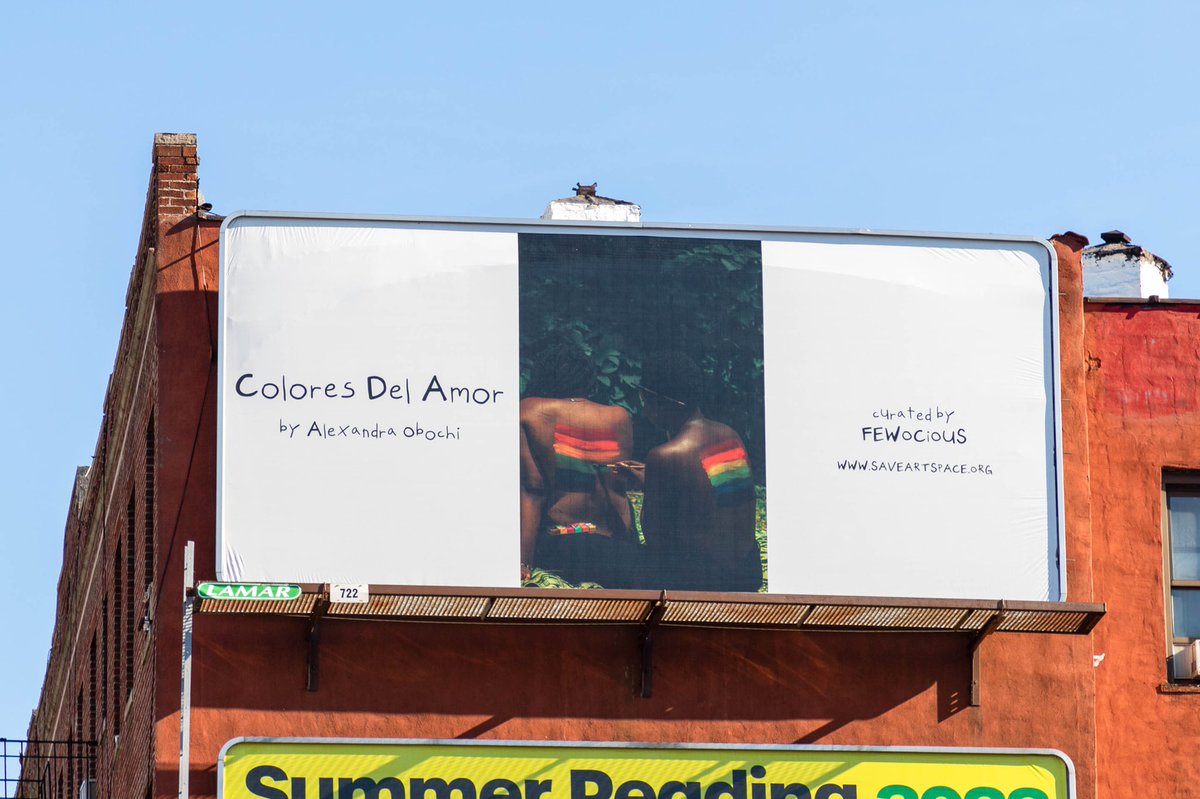 My art on a billboard in New York City 💃🏾💃🏾💃🏾 thank you <a href="/fewocious/">FEWOCiOUS</a> and <a href="/saveartspace/">SaveArtSpace</a> .