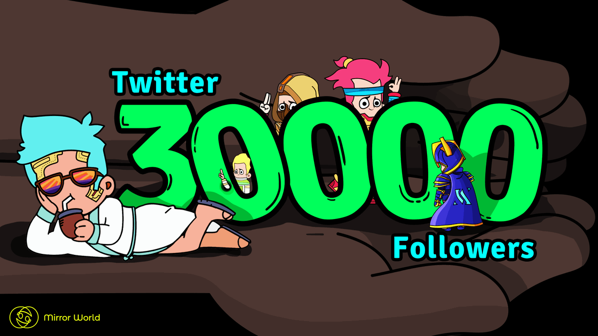 To celebrate our 30000+ Twitter followers, we're starting a new #Giveaway 🎉

⏰ Time: 72 hours
🎁 Prizes: 3 Mirror Gen 2 NFT &amp; 30K OAT Badge

How to win:
✅Like, RT, Tag 3
✅Complete Gleam: gleam.io/ZhU4a/twitter-…

Winner will be announced on Discord