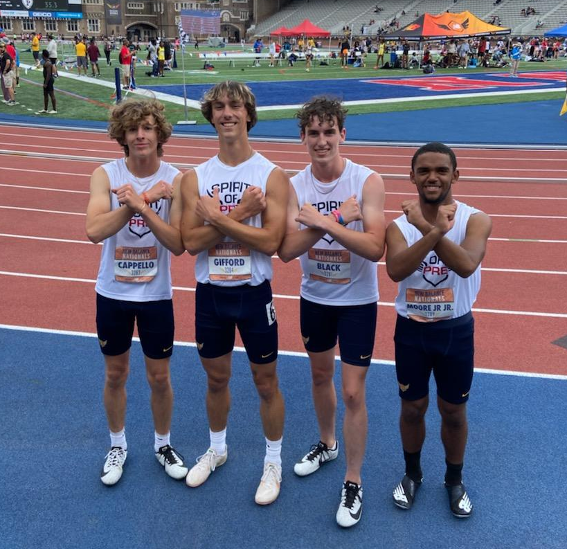 michtrack's tweet photo. DAY 3 of the NB/MI 🧵
21/

G CH SHUTTLE HURDLES
2. @MotorCityTC  1:01.02 ALL-AMERICANS, No. 5 IN MI HISTORY
(C Vannoy, M Roundtree, E Miles, D Mapp)

B CH SHUTTLE HURDLES
4. Spirit of Pre @BBoze  1:04.58 ALL-AMERICANS!
(I Gifford, T Moore, C Cappello, A Black)
(pic @AssessLinkPE) https://t.co/hWxuGUrkkH