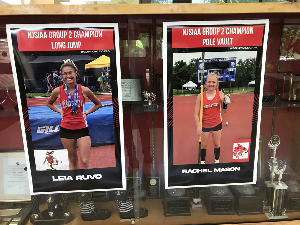 Good luck to <a href="/leia_ruvo/">Leia Ruvo</a> and Rachel Mason as they compete in the <a href="/NJSIAA/">NJSIAA</a> Meet of Chsmpions today at Franklin High School. <a href="/HPRwildcats/">High Point Regional High School</a> <a href="/JonTallamy/">Jon Tallamy</a> <a href="/SeamusWCampbell/">Seamus Campbell</a> <a href="/dailyrecordspts/">Daily Record Sports</a> #MOC