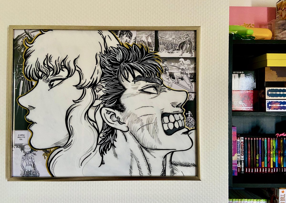 Yukineew's tweet photo. ⚠️CONCOURS 4/6⚠️

En ce jour, je lance le nouveau concours du mois sur le thème des MEILLEURS DUOS🤝

⚔️On reprend ce mois-ci avec Griffith et Guts🩸

Pour participer il te suffit :
��Me follow
🔹RT + Like ce tweet
🔹@ un ami

TAS le 06/07👀
BONNE CHANCE LES COPAINS ✨#Concours https://t.co/Z01ugjwWcC