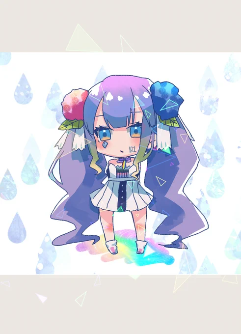 うちの梅雨ミクさん #初音ミク #梅雨ミク  