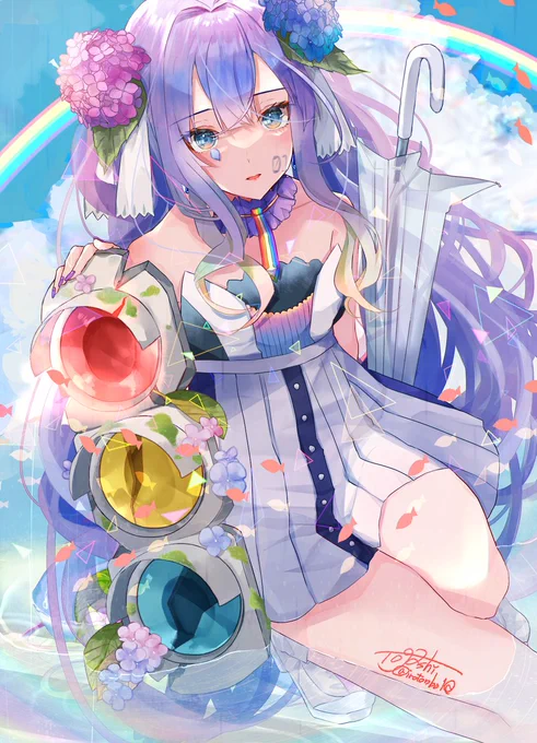うちの梅雨ミクさん #初音ミク #梅雨ミク  